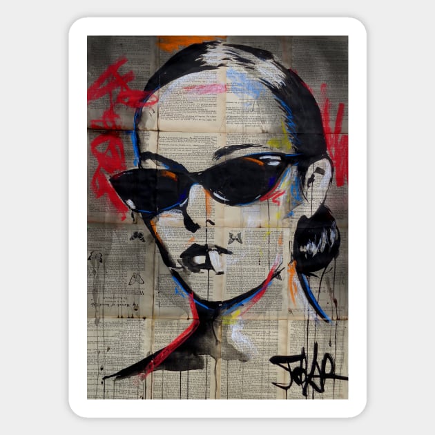 Beatnik flair Sticker by Loui Jover 